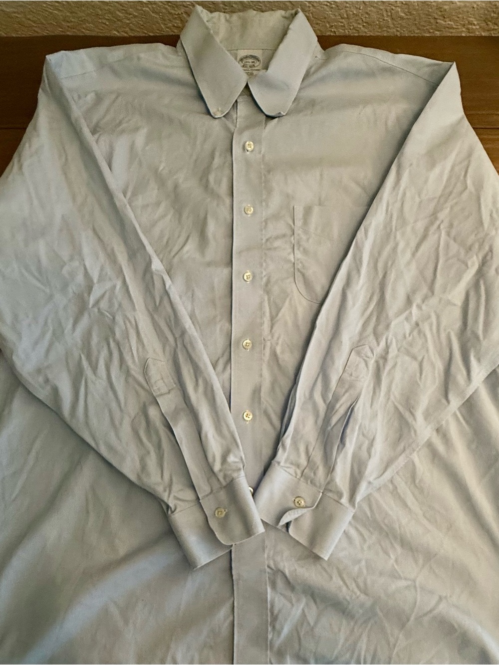 Brooks Brothers Pale Blue Button-Down Dress Shirt
